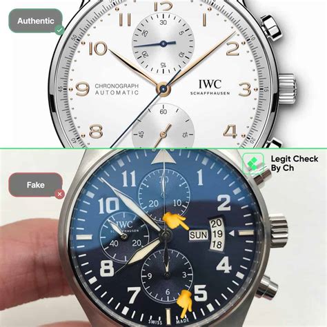 iwc big pilot fake vs real|is iwc a real brand.